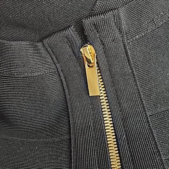 NWT ARITZIA Babaton Mason Bandage Dress Black Bodycon Adjustable Straps XXS - Picture 12 of 12